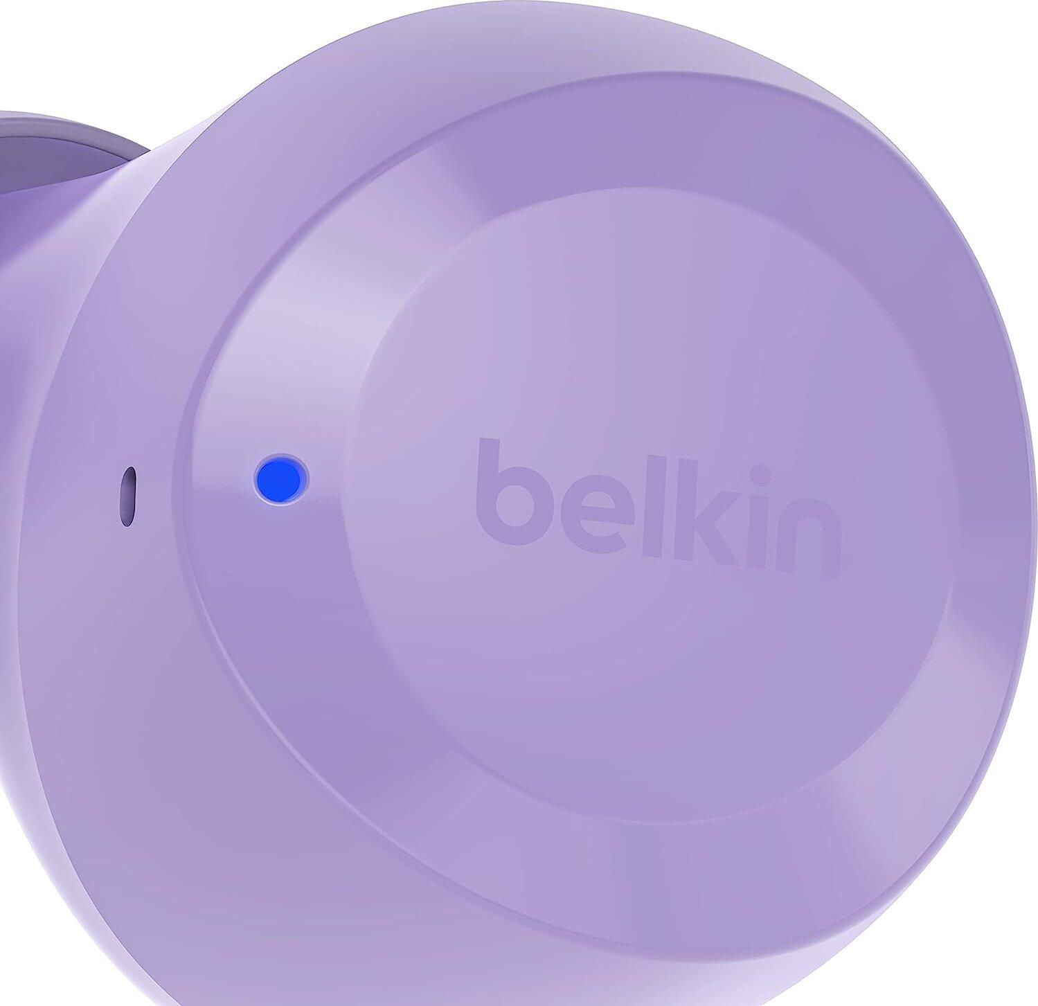 Belkin SoundForm Bolt Wireless In-Ear-Kopfhörer - Lila Belkin SoundForm Bolt Wireless In-Ear-Kopfhörer - Lila